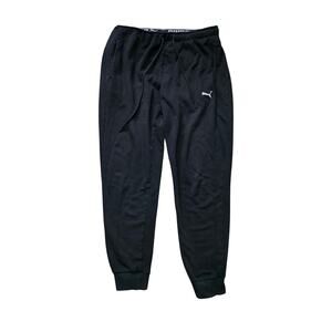 Puma Black Joggers Sweatpants Men’s L Track Athletic